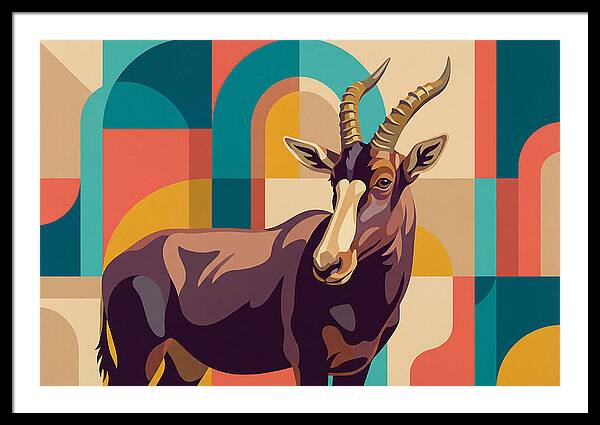 Topi In Abstract Colors