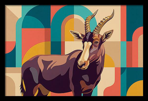 Topi In Abstract Colors