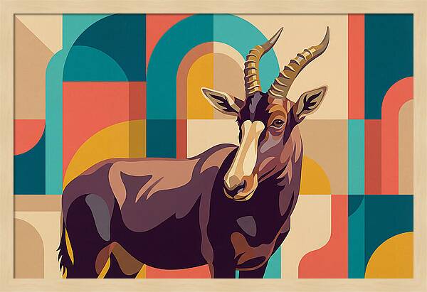 Topi In Abstract Colors
