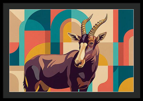 Topi In Abstract Colors