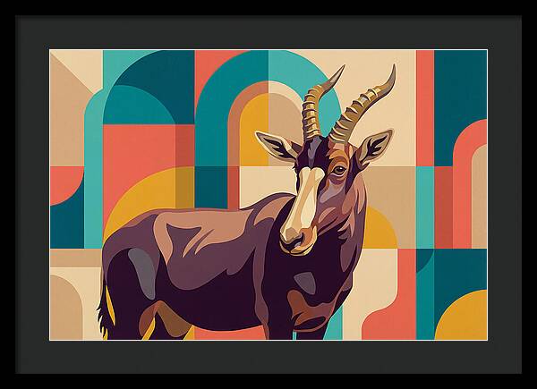 Topi In Abstract Colors