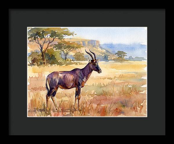 Topi In Serene Landscape