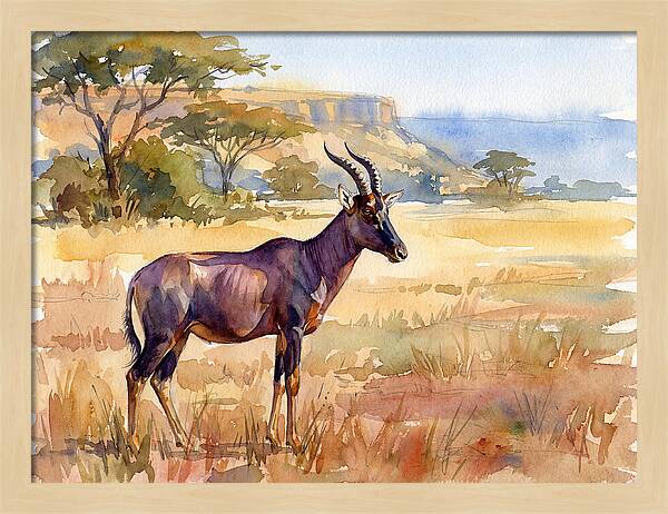 Topi In Serene Landscape