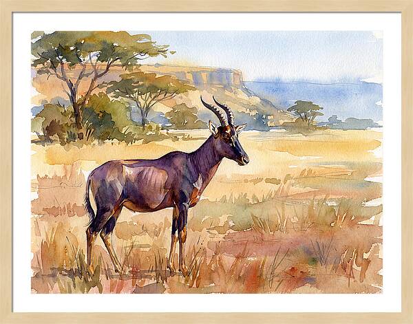 Topi In Serene Landscape