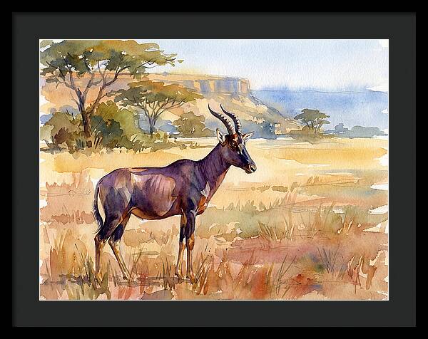 Topi In Serene Landscape
