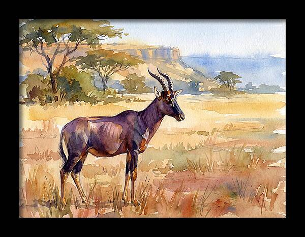 Topi In Serene Landscape