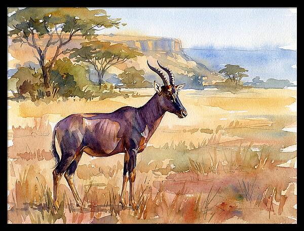 Topi In Serene Landscape