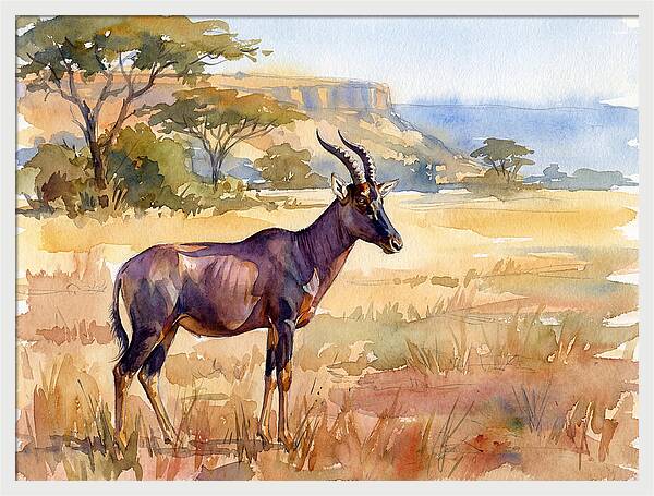 Topi In Serene Landscape