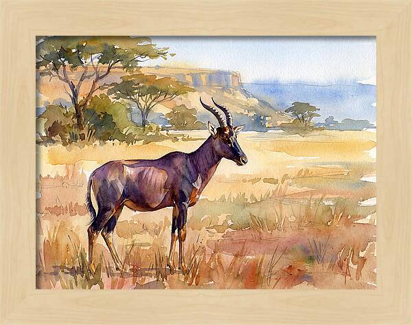 Topi In Serene Landscape