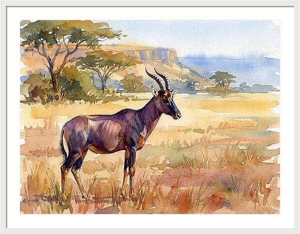 Topi In Serene Landscape