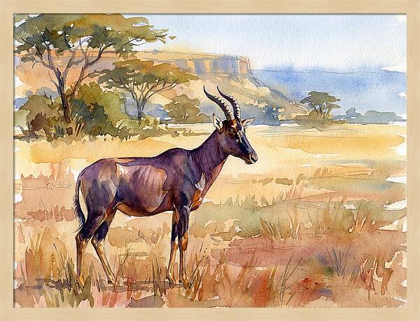 Topi In Serene Landscape