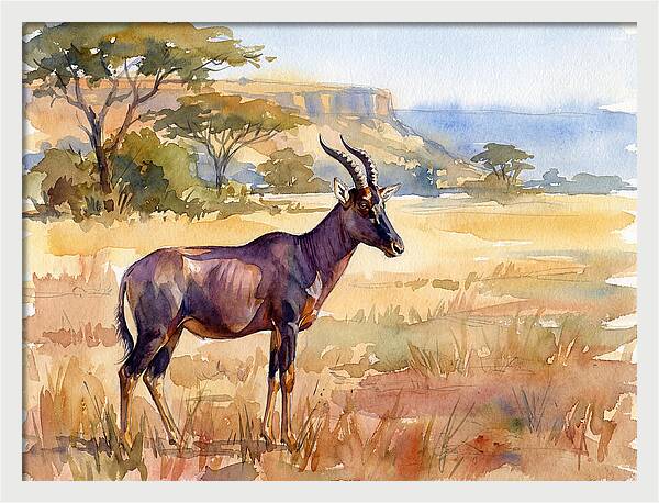 Topi In Serene Landscape
