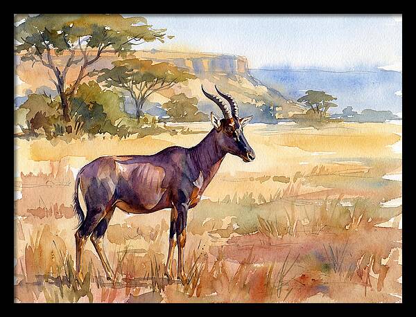 Topi In Serene Landscape