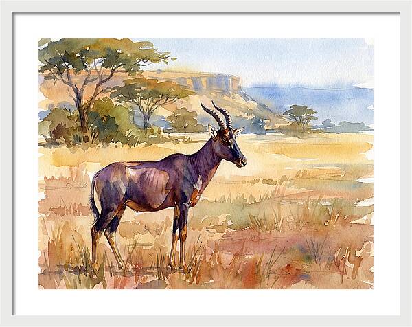 Topi In Serene Landscape