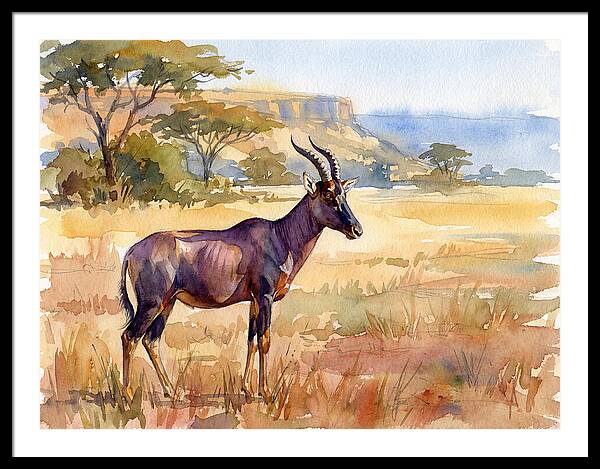 Topi In Serene Landscape