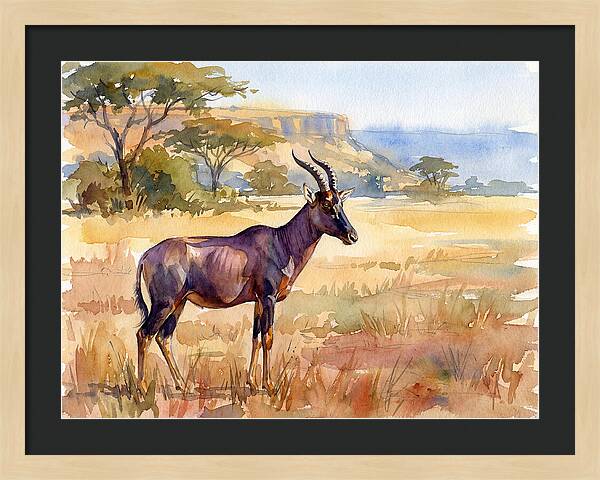 Topi In Serene Landscape