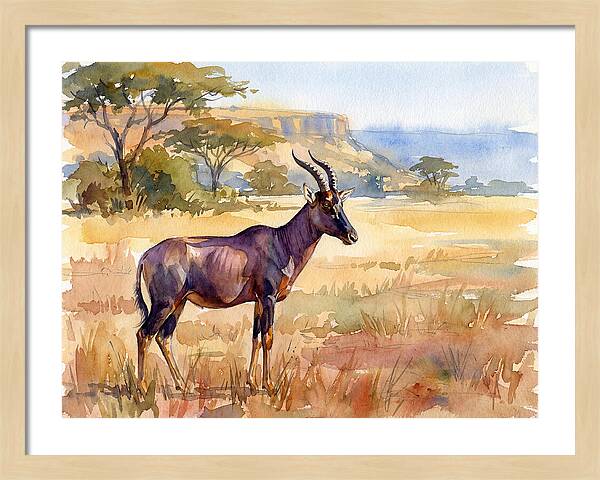 Topi In Serene Landscape
