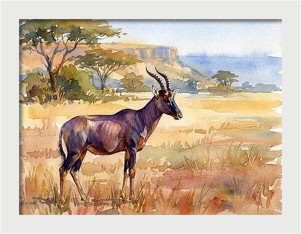 Topi In Serene Landscape