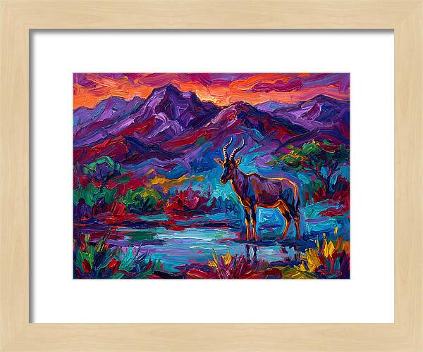 Topi In Vibrant Landscape