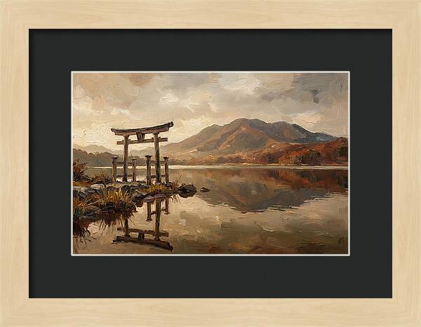 Torii Gate Reflection At Dawn