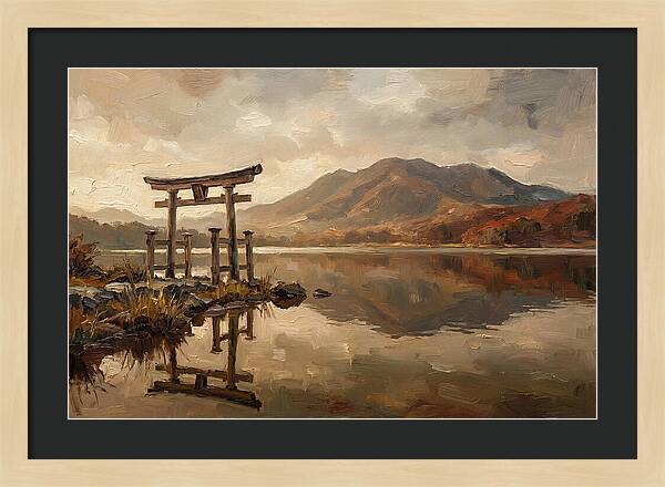 Torii Gate Reflection At Dawn