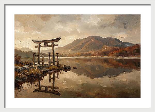 Torii Gate Reflection At Dawn