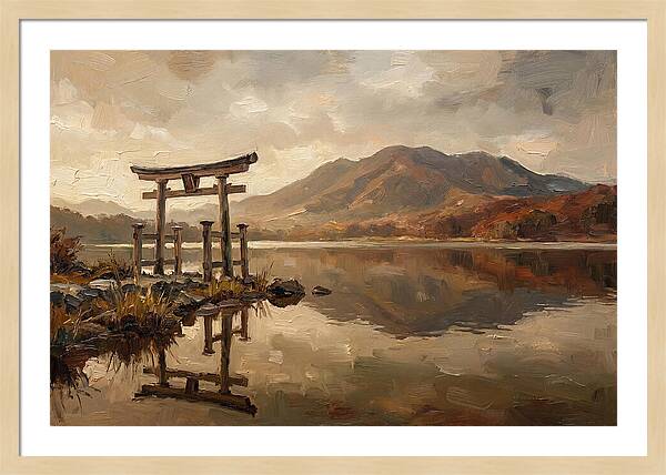 Torii Gate Reflection At Dawn