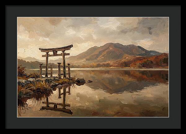 Torii Gate Reflection At Dawn