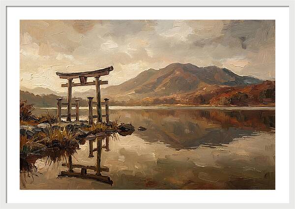 Torii Gate Reflection At Dawn