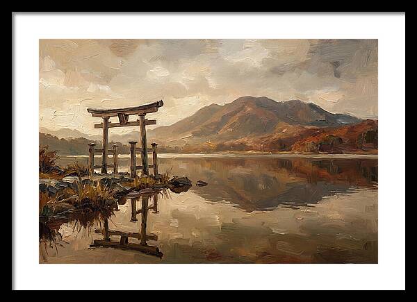 Torii Gate Reflection At Dawn