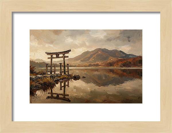 Torii Gate Reflection At Dawn