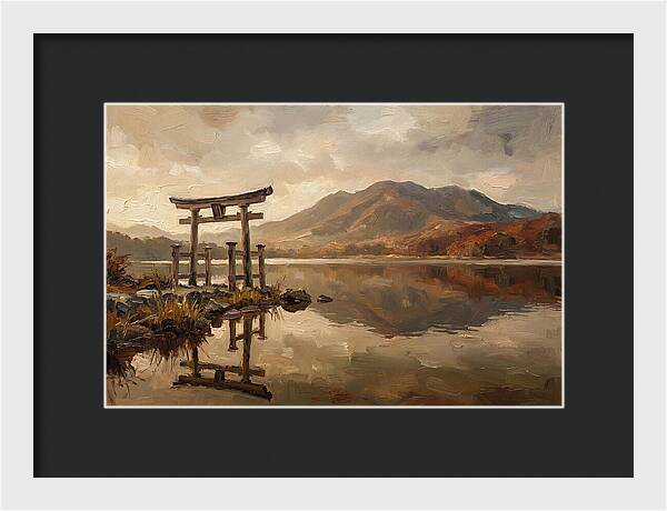 Torii Gate Reflection At Dawn