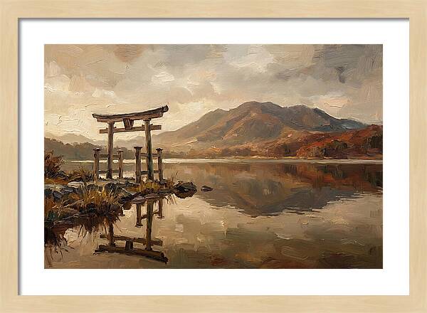 Torii Gate Reflection At Dawn