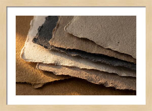 Torn Edge Handmade Paper Layers