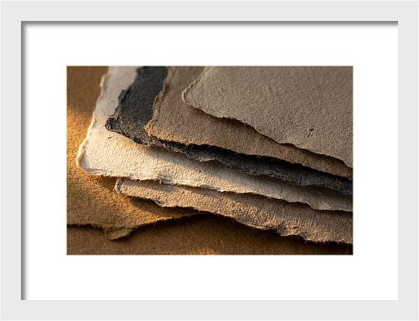 Torn Edge Handmade Paper Layers
