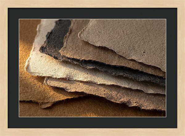 Torn Edge Handmade Paper Layers