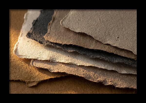 Torn Edge Handmade Paper Layers