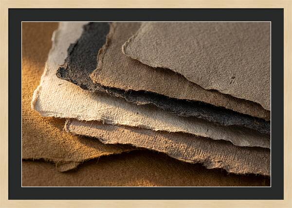 Torn Edge Handmade Paper Layers