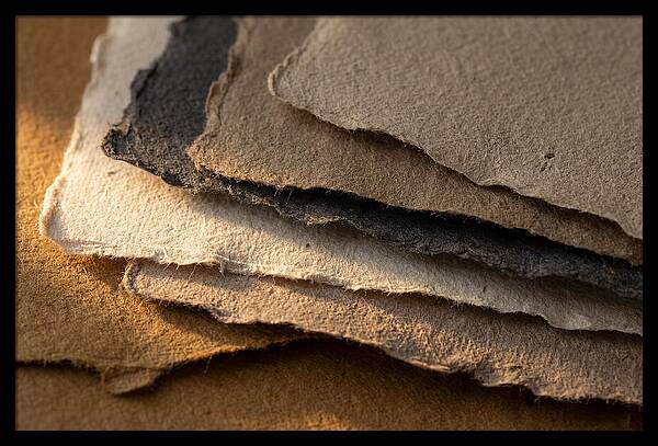 Torn Edge Handmade Paper Layers