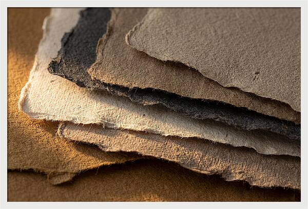 Torn Edge Handmade Paper Layers