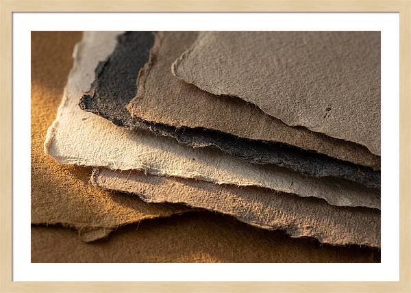 Torn Edge Handmade Paper Layers