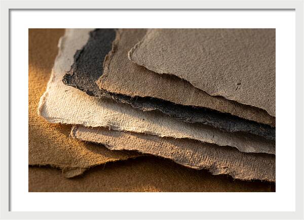Torn Edge Handmade Paper Layers