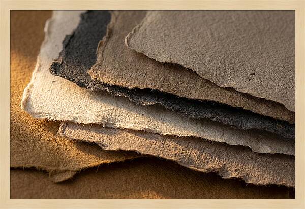 Torn Edge Handmade Paper Layers
