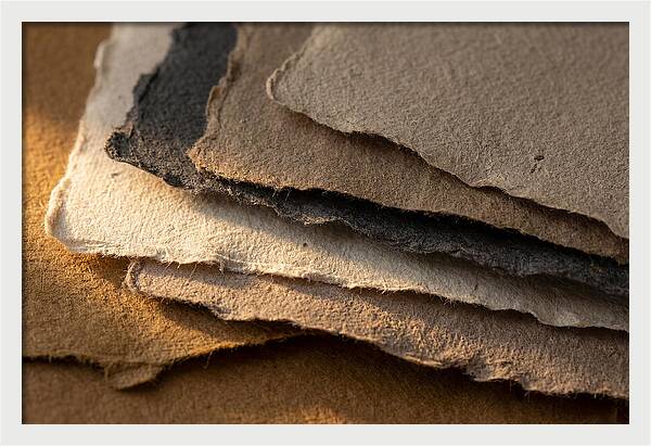 Torn Edge Handmade Paper Layers