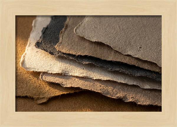 Torn Edge Handmade Paper Layers