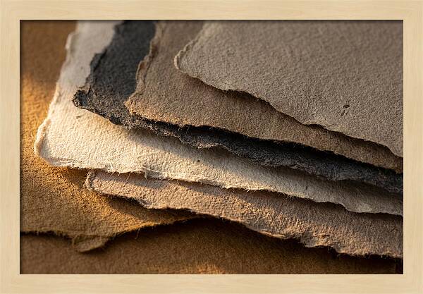 Torn Edge Handmade Paper Layers
