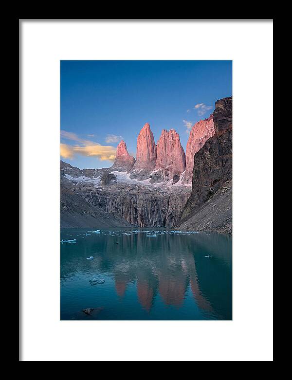Torres Del Paine At Sunrise