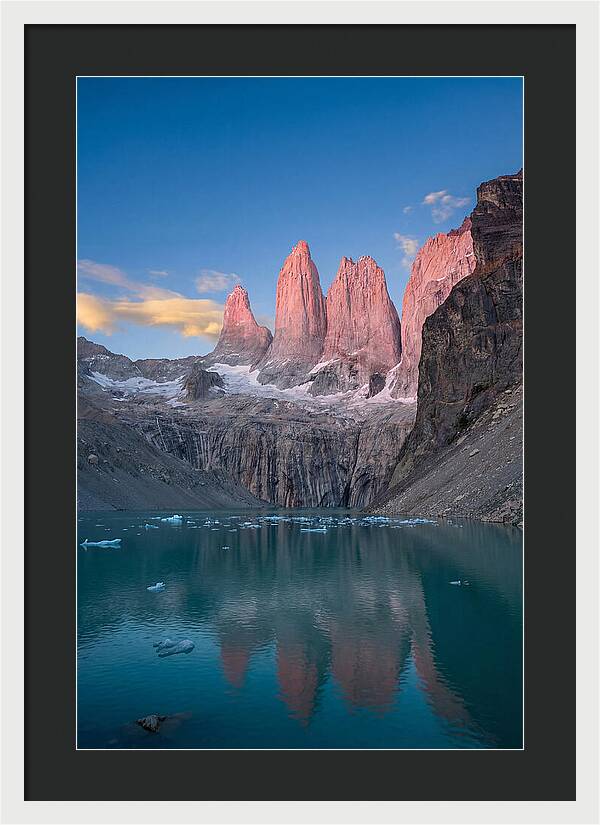 Torres Del Paine At Sunrise