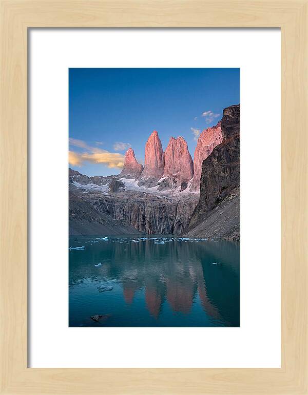Torres Del Paine At Sunrise