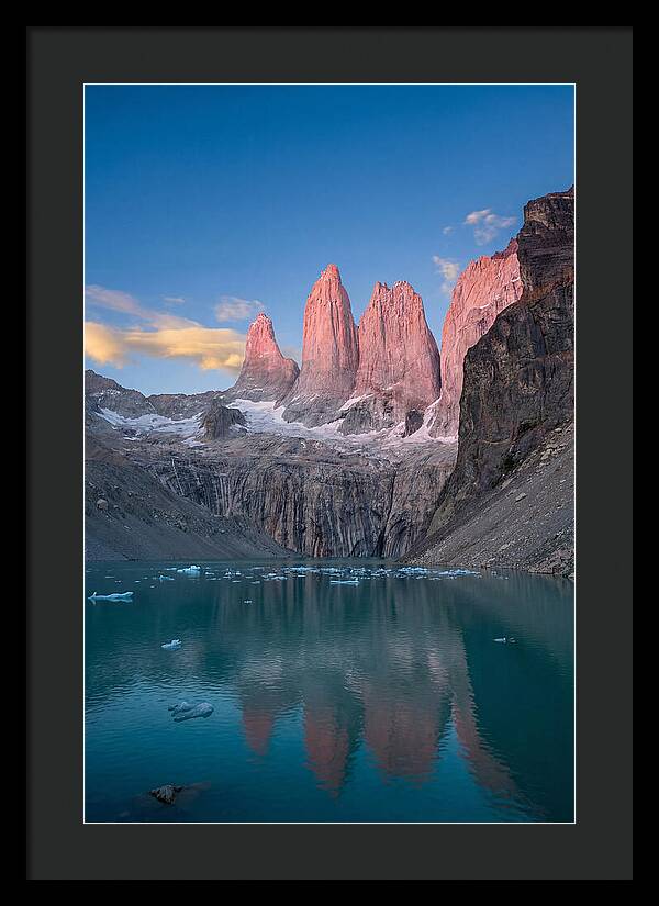Torres Del Paine At Sunrise